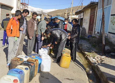 خرید سهمیه الکترونیک نفت سفید و گاز مایع توسط روستاییان لرستان