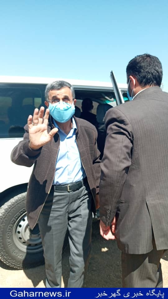 گزارش تصویری حضور احمدی نژاد در دورود لرستان