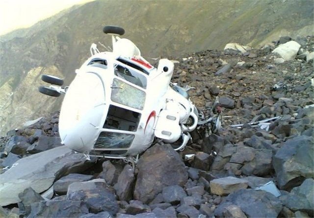 سقوط یک فروند بالگرد در ارتفاعات شهرستان الیگودرز