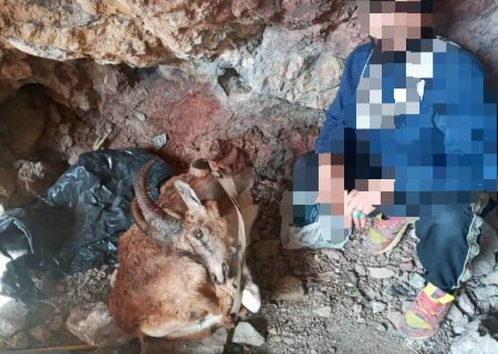 شکارچی کل و بز در منطقه حفاظت شده اشترانکوه دستگیر شد