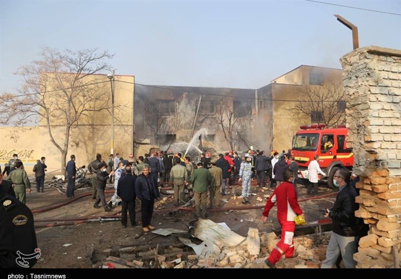 سقوط هواپیمای جنگی در تبریز/فوت سه نفر در این حادثه