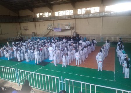 حضور دویست بانوی ورزشکار در مسابقه شهرستانی سبک های آزاد کاراته بانوان شهرستان دورود
