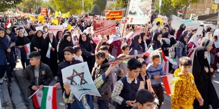 گزارش تصویری راهپیمایی باشکوه ۱۳ آبان دورود